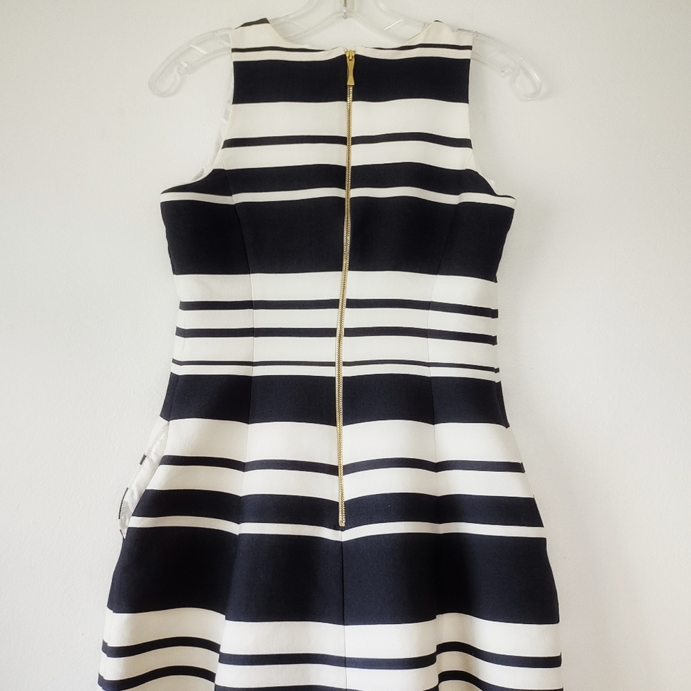 Kate Spade Black and White Striped Dress - Picture 5 of 8